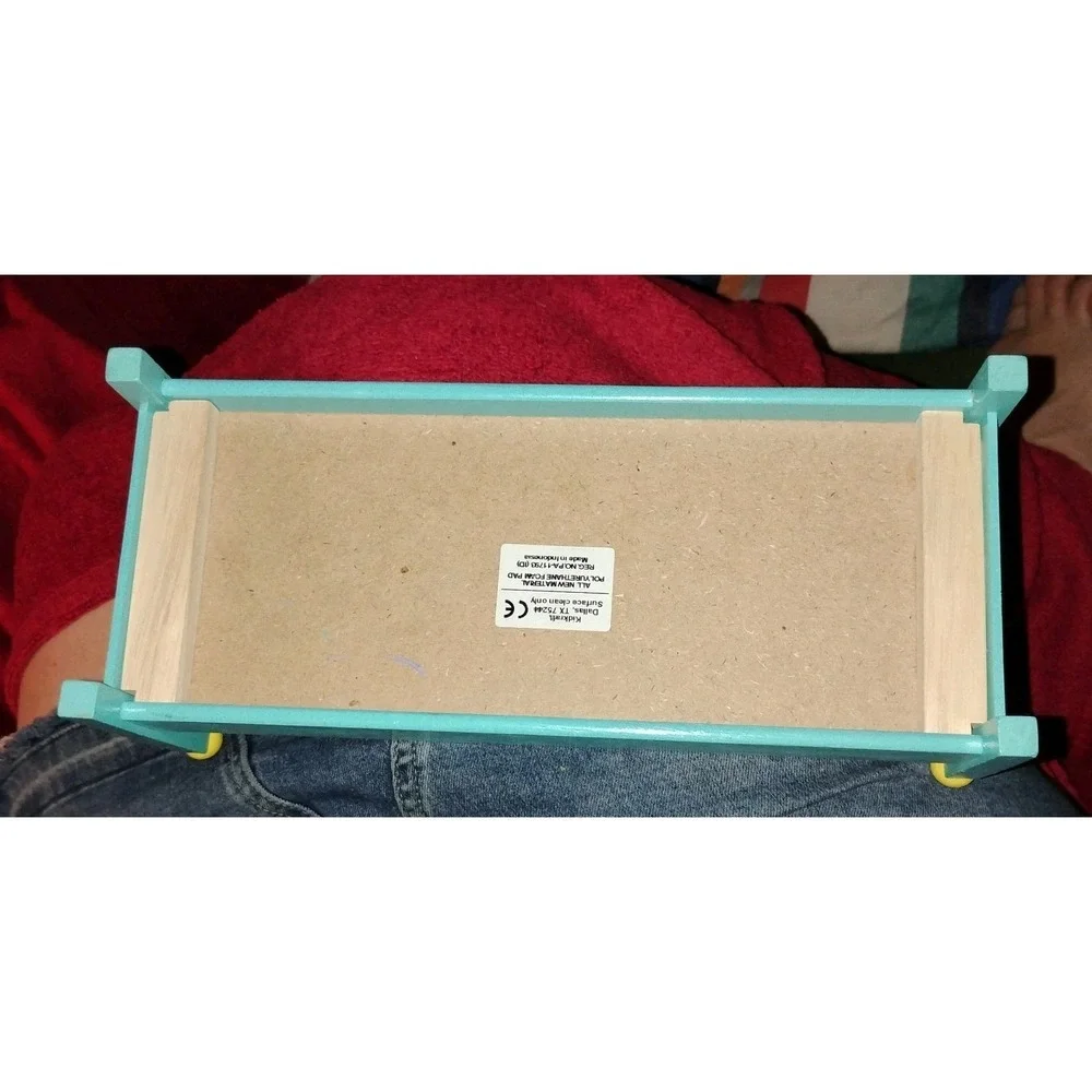 KidKraft Dollhouse Doll Manor Bed - Wooden Replacement Built‎ In Mattress/Pillow